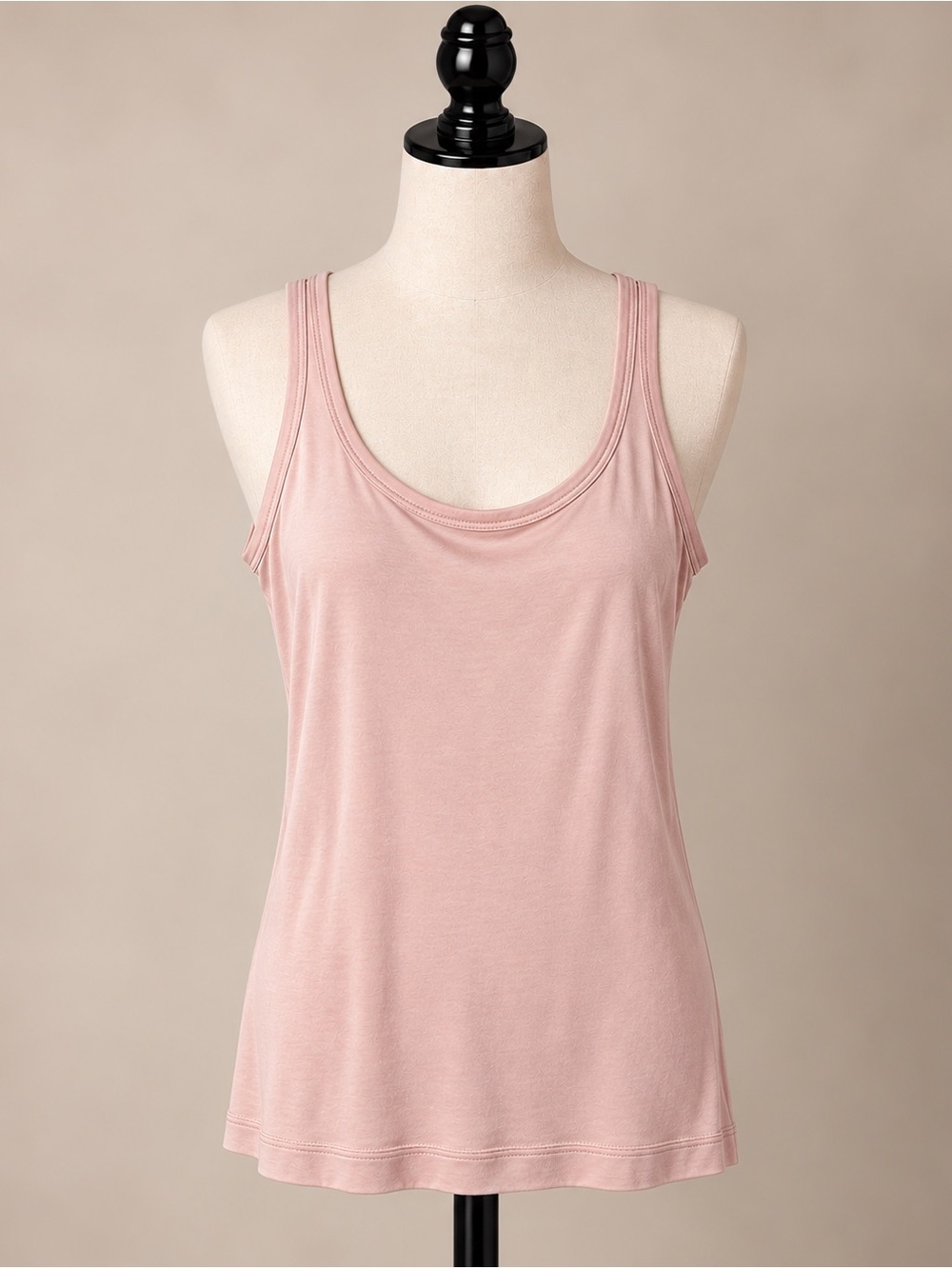 RED Valentino Blush Pink Draped Scoop Neck Tank Top Size 40